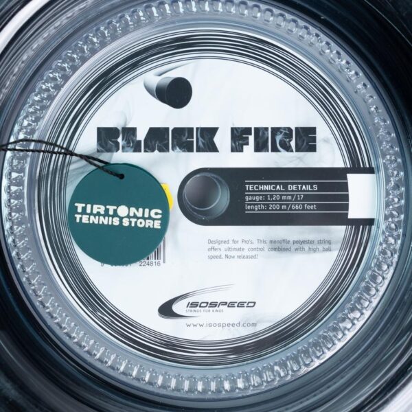 Senar Tenis ISOSPEED Black Fire Tennis String - Image 3
