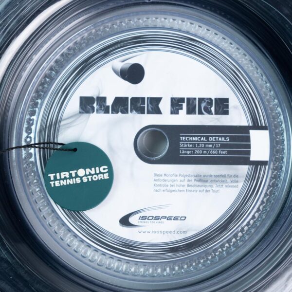 Senar Tenis ISOSPEED Black Fire Tennis String - Image 4