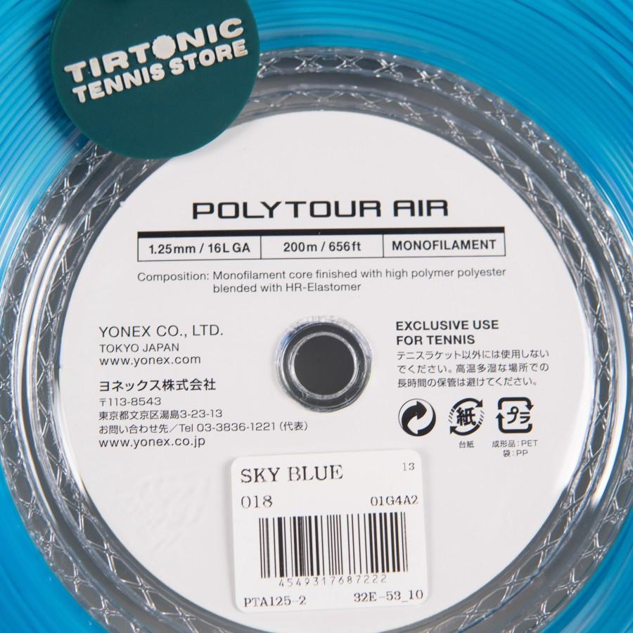Senar Tenis Yonex Polytour Air Fine Blue Tennis String - Image 5